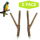 MwaBaiTx Natural Parrot Perch Set, Bird Chewing Toys Bird Perch Bird Stand Bird Cage Accessories