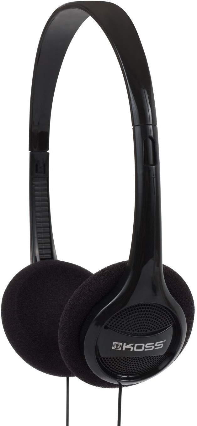 Koss KPH7 Lightweight Portable Headphone, Black