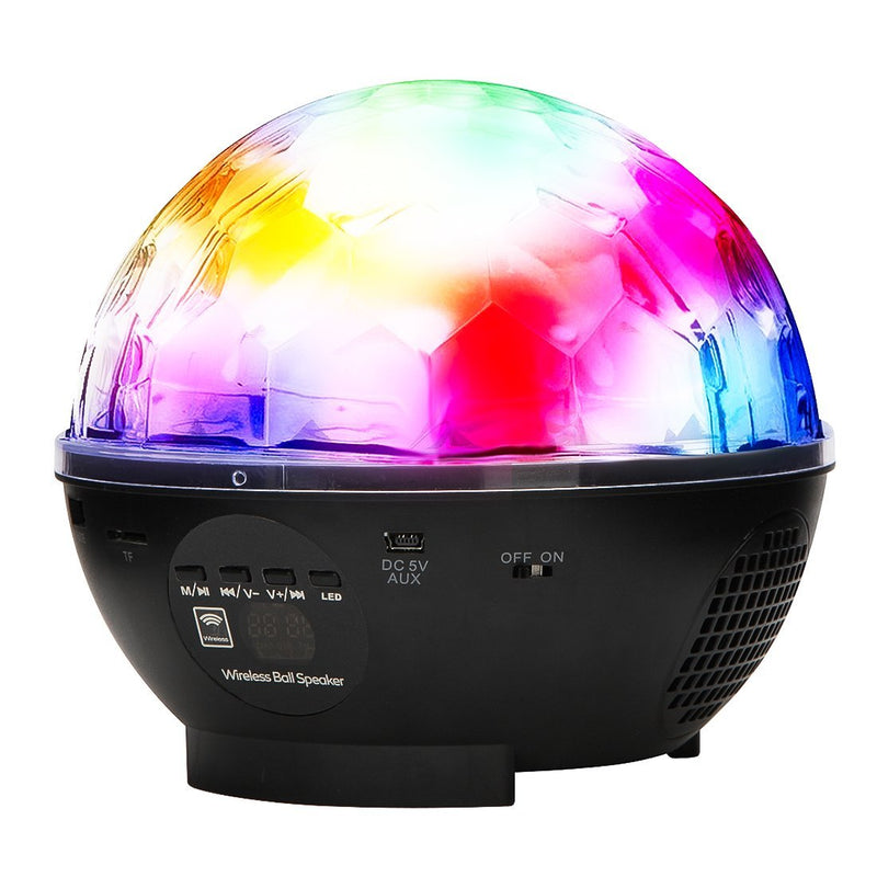 Luditek Portable Stage Lights with Remote, DJ Lights with Bluetooth Speaker, LED Disco Ball Lights Party Lighting Powered by Rechargeable Battery