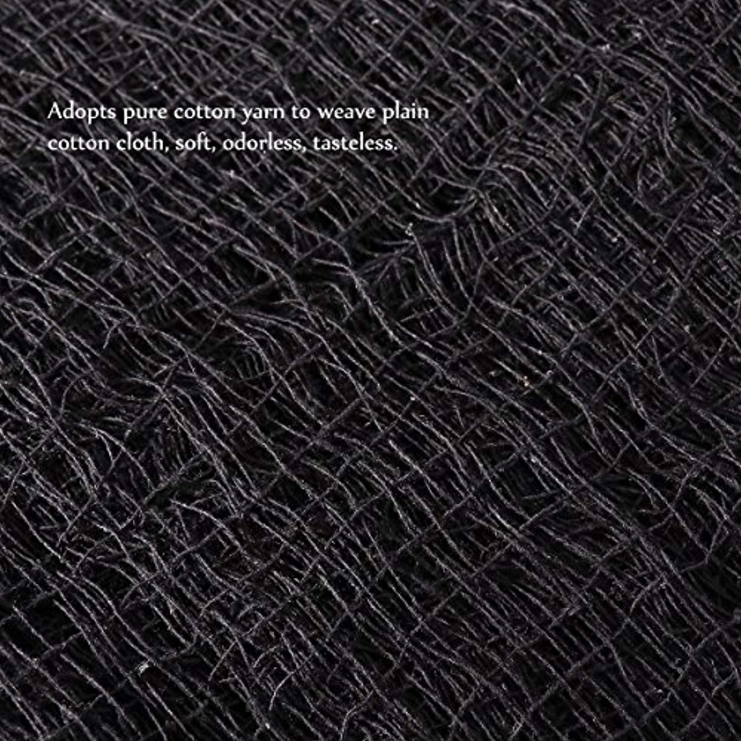 Unomor Black Creepy Cloth, Spooky Halloween Decorations for Haunted Houses Party Doorways Outdoors, 8.3 Yards X 79''