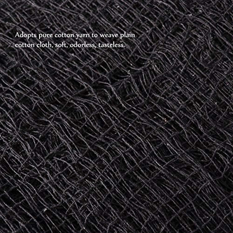 Unomor Black Creepy Cloth, Spooky Halloween Decorations for Haunted Houses Party Doorways Outdoors, 8.3 Yards X 79''