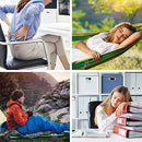 [2-PACK] Ultralight Inflatable Camping Pillow - Compressible, Compact, Comfortable for Sleeping While Traveling, Hiking, or Backpacking. Ergonomic Inflating Camping Pillows for Neck and Lumbar Support