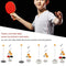Table Tennis Trainer with Elastic Soft Shaft, Decompression Leisure Sports 2 Table Tennis Paddle 3Ping Pong Balls Stainless Steel Base 1 ，Set Table Tennis Trainer Indoor or Outdoor Play