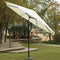 Sunnyglade 11Ft Patio Umbrella Garden Canopy Outdoor Table Market Umbrella with Tilt and Crank (Black and White)