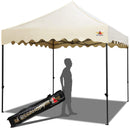 ABCCANOPY Pop up Canopy Tent Commercial Instant Shelter with Wheeled Carry Bag, 10x10 FT Navy Blue