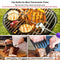 Bluetooth Meat Thermometer, Wireless Digital BBQ Thermometer for Grilling Smart with 6 Stainless Steel Probes Remoted Monitor for Cooking Smoker Kitchen Oven, Support iOS & Android