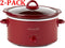 Crockpot Red SCV401-TR 4-Quart Manual Slow Cooker