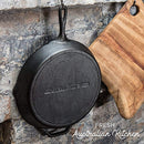 Pre-Seasoned Cast Iron Skillet 12.5 Inch by Fresh Australian Kitchen. Oven Safe Cookware, Perfect Camping, Indoors and Outdoor Pan.