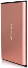 500GB External Hard Drive Portable - Maxone 2.5'' Ultra Slim HDD Storage USB 3.0 for PC, Mac, Laptop, PS4, Xbox one - Gold