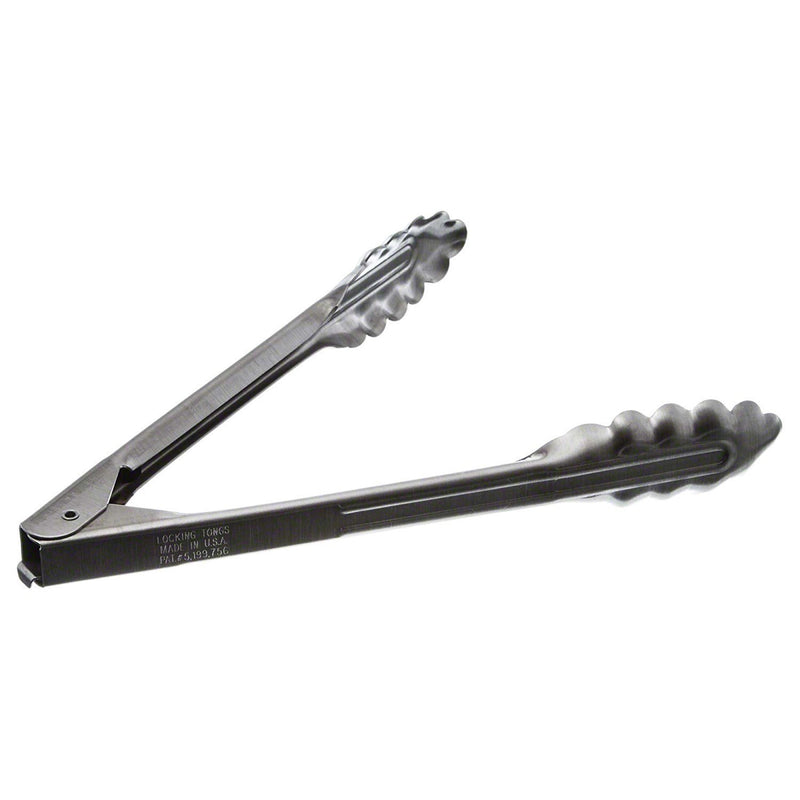 Edlund - 12 inch heavy duty stainless steel restaurant tongs with Lock - 4412 HDL - 2 Pack