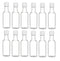 Nakpunar 12 pcs 50 ml Plastic Liquor Bottles with Gold Cap