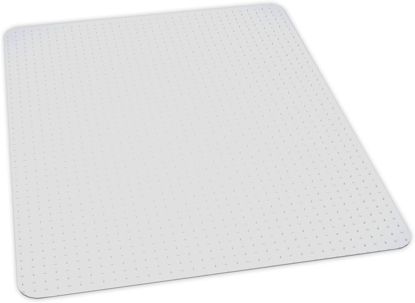 ES Robbins 124381 Chair Mat Extra-High Pile Carpet, 46"x60", Beveled Edge