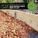 ECOgardener Premium 5oz Pro Garden Weed Barrier Landscape Fabric Durable & Heavy-Duty Weed Block Gardening Mat, Easy Setup & Superior Weed Control, Eco-Friendly & Convenient Design, 3ft x 100ft