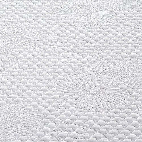 PrimaSleep 8 in Solar Memory Foam, Twin,White Mattress