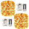 LightsEtc 4 Pack 50 Led String Fairy Lights Battery Operated Waterproof Christmas