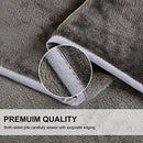 EMONIA Luxury Fleece Blanket - Queen Size Blankets Super Soft Warm Fuzzy Lightweight Bed & Couch Blanket (Grey, 90 x 90 inch)