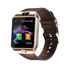 DZ09 Bluetooth Smart Watch - WJPILIS Smart Wrist Watch Smartwatch Phone Fitness Tracker with HCM Card Slot Camera Pedometer Compatible iOS iPhone Android Samsung Phones for Men Women Kids (Black)
