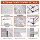 Keymaya Ez Commercial Instant Tent Heavy Duty Pop-up Canopy Shelter Bonus Weight Bag 4-pc Pack (10x10, 1A