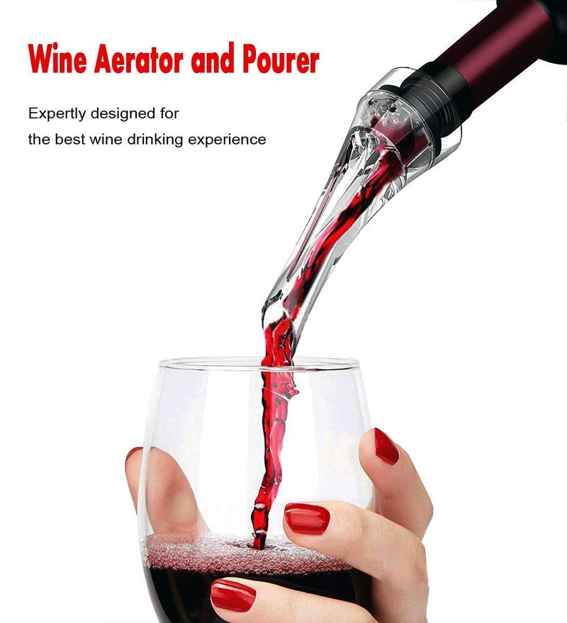 Wine Aerator Pourer And Decanter | Wine Aerator Pourer Spout | Wine Gifts | Chohey Premium Wine Aerating With Patented Design
