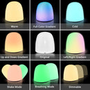 Opard Nursery Night Lights for Kids Baby,Touch Sensor LED Soft Light for Breastfeeding Battery Powered USB Rechargeable Dimmable Bedside Lamp with Color Changing Mode