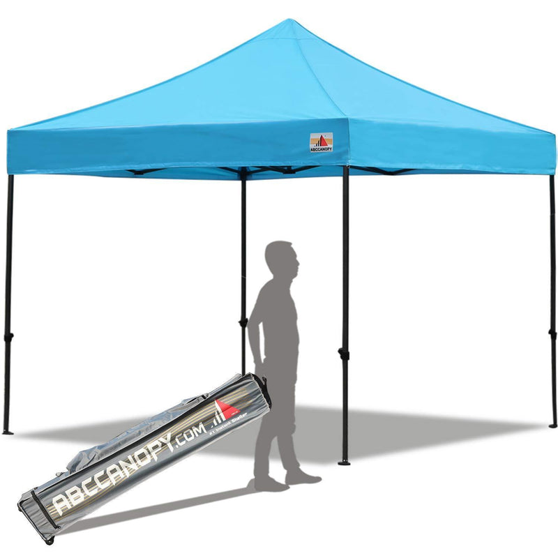 ABCCANOPY Pop up Canopy Tent Commercial Instant Shelter with Wheeled Carry Bag, 10x10 FT Navy Blue