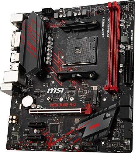 MSI Performance Gaming AMD Ryzen 1st and 2nd Gen AM4 M.2 USB 3 DDR4 HDMI Display Port WiFi Crossfire ATX Motherboard (B450 Gaming PRO Carbon AC)