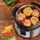 Emeril Lagasse Pressure Cooker, Air Fryer, Steamer and Electric Multi-Cooker. Air Fry Basket and Crisper Lid (6 Qt with 4 Pc Accessory Pack)