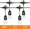 FUDESY 48Ft String Lights with LED Vintage Bulbs 24 Hanging Sockets, UL Listed Waterproof Outdoor/Indoor Commercial Patio Light for Backyard Cafe Gazebo Decor,FDS48FT1W24