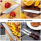 Knife Set, Wooden Handle 15-Piece Kitchen Knife Set with Block Wooden, Manual Sharpening for Chef Knife Set, German Stainless Steel, Emojoy (15 Piece Knife Set)