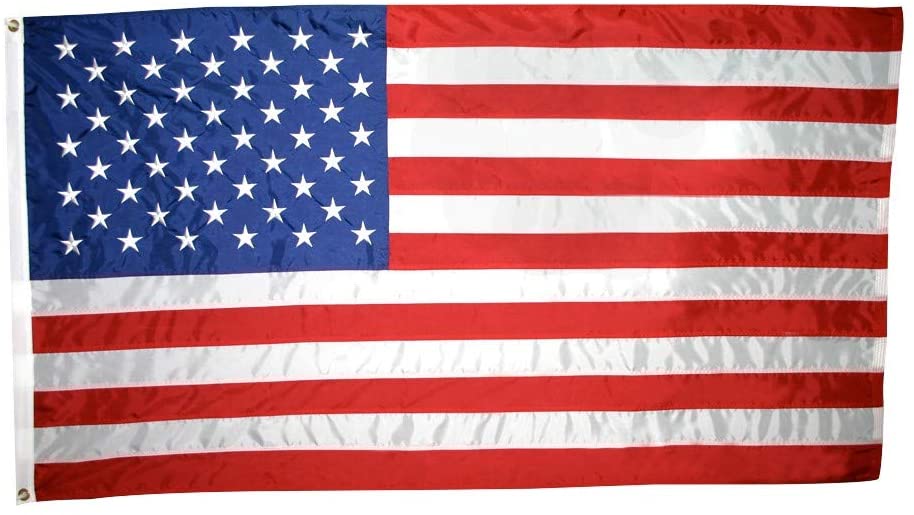 Annin Flagmakers American Flag All-Weather Nylon SolarGuard Nyl-Glo, 6 x 10 Feet (Model 2300)