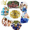 4Pcs Metallic Cheerleading Pom Poms for Kids, Creatiee 2 Pair Cheerleader Cheering Squad Pompoms for Boy Girl School Sports Games Team Spirit Cheer