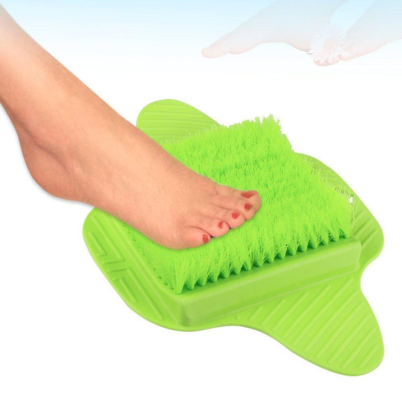 Shower Foot Scrubber Bath Brush, Free Hanging Hooks, Foot Brush Bristles Deep Clean, Hard Dead Rough Dry Skin Callus Exfoliate Stimulate Feet Cleaner Scrub Massager Spa...