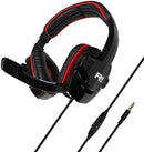 MODOHE XP14 Stereo Gaming Headset with Mic for, PS4, Xbox One, Switch and PC - Red