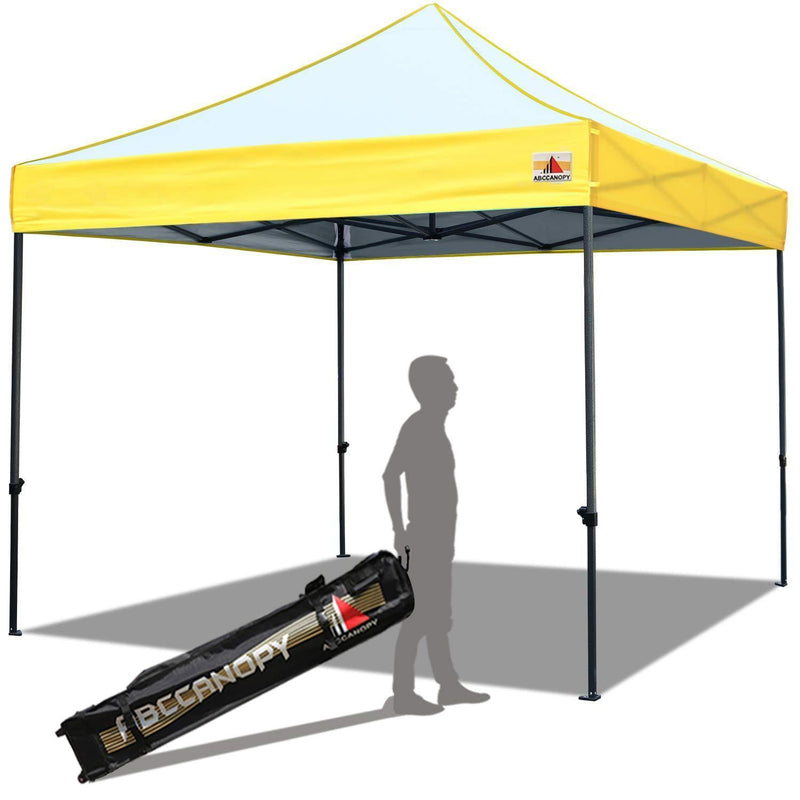 ABCCANOPY Pop up Canopy Tent Commercial Instant Shelter with Wheeled Carry Bag, 10x10 FT Navy Blue