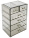 Sorbus Cosmetics Makeup and Jewelry Big Storage Display-Stylish Vanity, Bathroom Case, 4 Large, 2 Small Drawers, Clear