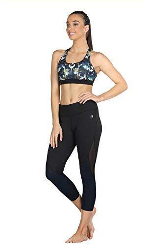 icyzone Padded Strappy Sports Bra Yoga Tops Activewear Workout Clothes for Women