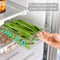 KaryHome 2 Pack Fridge Drawer Organizer, Refrigerator Organization and Storage Box, Refrigerator Drawers for Fruit and Vegetable, Fit for Fridge Shelf Under 0.6""