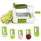 Spiralizer Vegetable Slicer, 5 Blades Zoodle Maker with Strong Hold Suction, Veggie Spiralizers Zucchini Spiral Noodle Spaghetti Maker for Low Carb/Gluten-Free Meals