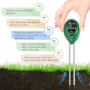 PH Soil Meter, 3-in-1 Soil Tester Kit Moisture Soil Meter with Light, PH & Acidity Meter Gardening Tools for Plant, Lawn, Farm, Indoor/Outdoors to Use, Easy Read Indicator (No Battery needed)