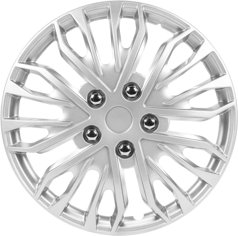 Pilot Automotive WH555-16GM-B Universal Fit Spyder Wheel Cover [Set of 4]