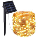 AMIR Solar String Lights,72ft 8 Modes Copper Wire Lights, 200 LED Starry Lights, Waterproof IP65 Fairy Christams Decorative Lights for Outdoor, Wedding, Homes, Party, Halloween (Warm White)