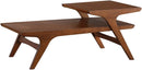 Homelegance Saluki Mid-Century Two-Tier Sofa Table, Cherry