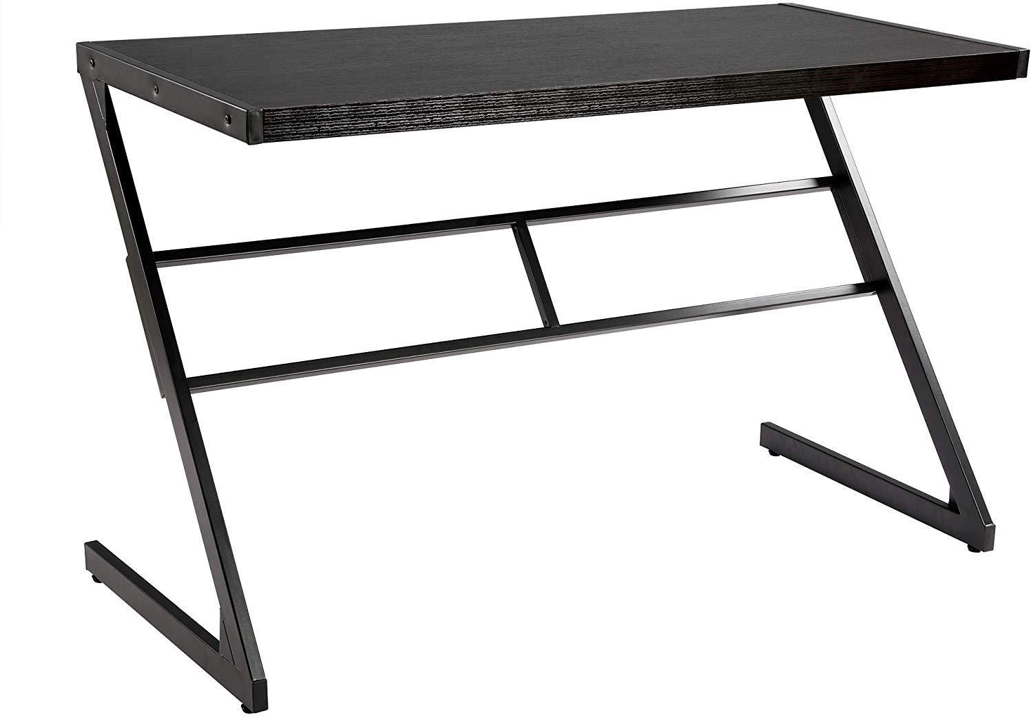 Z Type Computer Table FIVEGIVEN Rustic Computer Writing Desk Industrial Study Table Simple Z ...