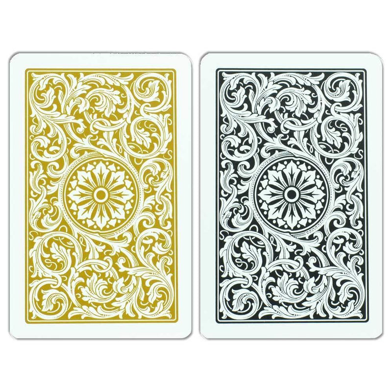 Copag Bridge Size Regular Index 1546 Playing Cards (Black Gold Setup)