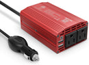 BESTEK 300W Power Inverter DC 12V to 110V AC Car Inverter with 4.2A Dual USB Car Adapter