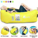 Inflatable Lounger Air Sofa Pouch Inflatable Couch Air Chair Hammock with Pillow Portable Waterproof Anti-Air Leaking for Outdoor Camping Hiking Travel Pool Beach Picnic Backyard Lakeside Christmas