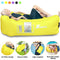 Inflatable Lounger Air Sofa Pouch Inflatable Couch Air Chair Hammock with Pillow Portable Waterproof Anti-Air Leaking for Outdoor Camping Hiking Travel Pool Beach Picnic Backyard Lakeside Christmas