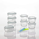 Glasslock Baby Food Glass Container Set, 18 pcs