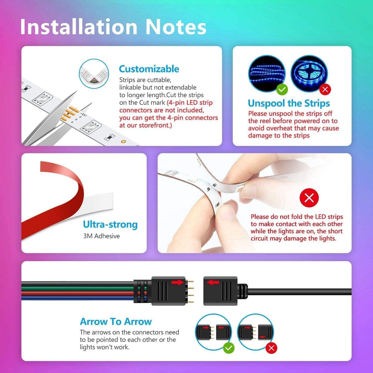 HRDJ 65.6ft LED Lights for Bedroom Music Sync Color Changing RGB LED Strip Rope Lights 44-Key Remote, 5050 RGB LED Light Strips(APP+Remote+Mic+3 Button Switch)