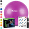 URBNFit Exercise Ball (Multiple Sizes) for Fitness, Stability, Balance & Yoga - Workout Guide & Quick Pump Included - Anti Burst Professional Quality Design